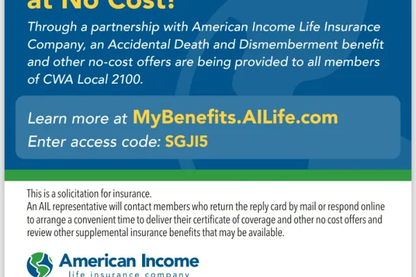 ACCIDENTAL DEATH & DISMEMBERMENT BENEFIT