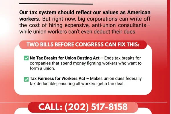 Demand Our Tax System Benefit Union Workers